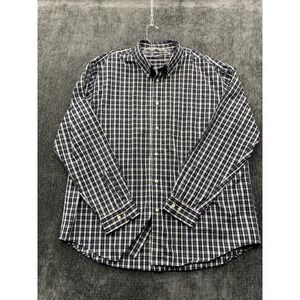 Consensus Performance Shirt‎ Mens 2XL Green Cotton Check Button Down Lot Of 3